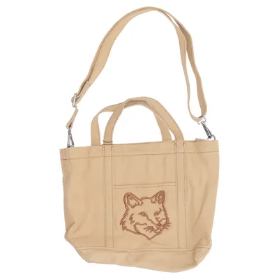 Shoulder-bag (Beige) from Maison Kitsuné Cotton
