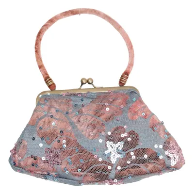 Clutch (Blauw, Roze, Meerkleurig) van Sandalo Katoen