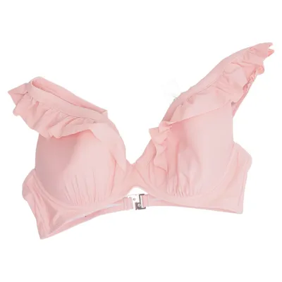 Bikini top (Pink) from Ivory Rose Elastane, Polyamide, Polyester