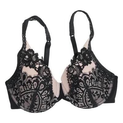 Bra (Black, Beige) from Hunkemöller Elastane, Polyamide, Polyester