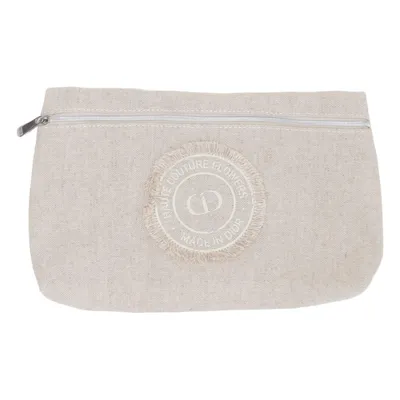 Toilet bag (Beige) from Dior Beauté Cotton, Linen, Recycled polyester