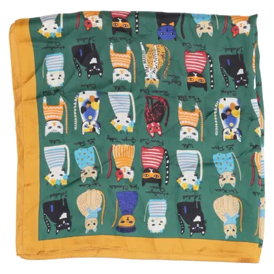 Scarf (Grön, Flerfärgad) Polyester