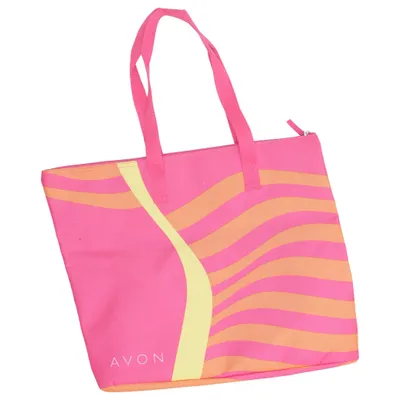 Canvas bag (Pink, Multicolored) from Avon
