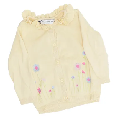 Cardigan (Geel, Meerkleurig) van Baby Collection Organisch katoen