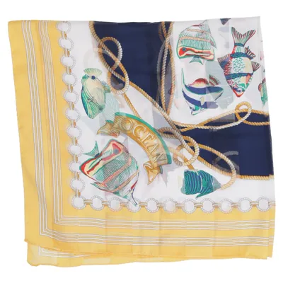 Kostymsjal (Blå, Vit, Flerfärgad)