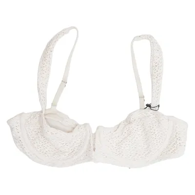 Bra (White) from Monday Swimwear Elastane, Polyamide