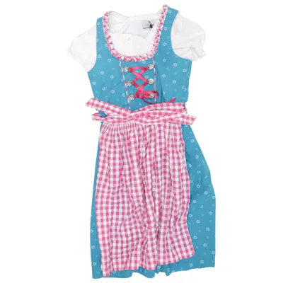 Dirndl (Blue, Pink, White) from Ramona Lippert Cotton, Polyester