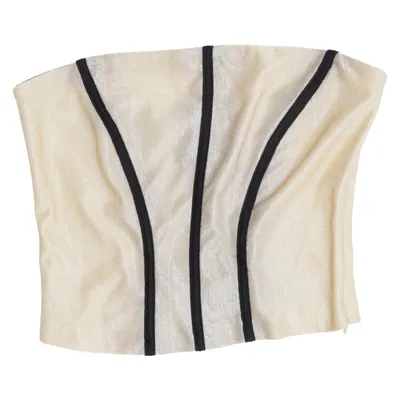 Bustier (Or, Noir) de Bisou Bisou Élasthane, Polyester