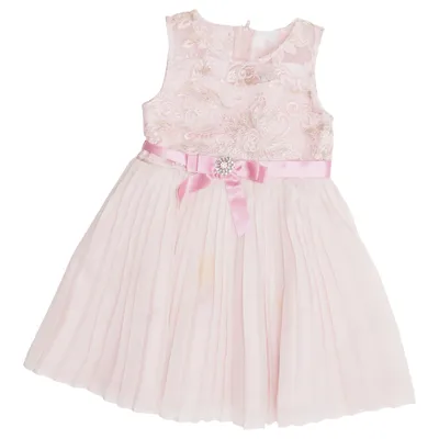 Robe de fille de fleur (Rose) de Rare Editions Polyester