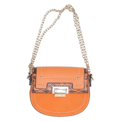 Shoulder-bag (Orange, Black) from River Island