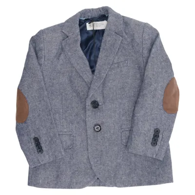 Blazer (Blue) from H&M Cotton, Polyester