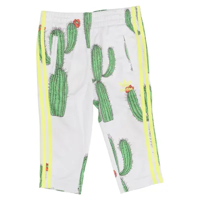 Träningsbyxor (Vit, Grön, Gul) från Adidas Mini Rodini Återvunnen polyester