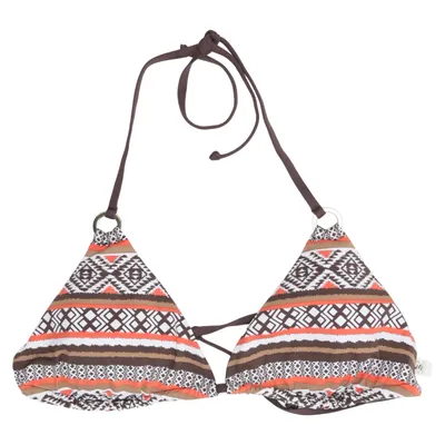 Bikini top (Bruin, Wit, Oranje) van MixKini Elastaan, Polyester