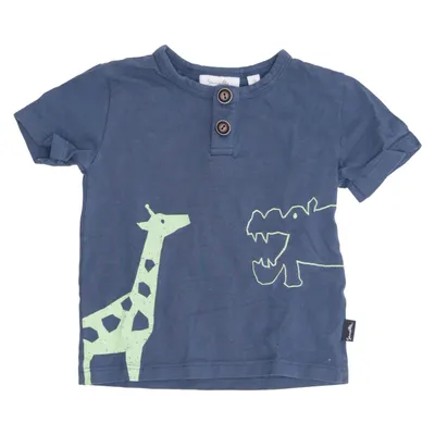 T-shirt (Bleu) de Sanetta Coton