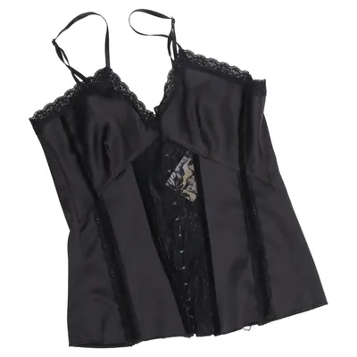 Bustier (Sort) fra Spyke Elastan, Polyester
