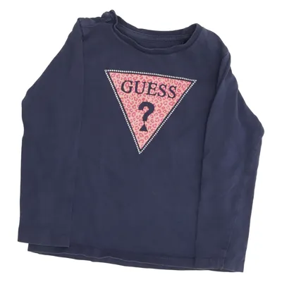 T-shirt à manches longues (Bleu) de Guess Kids Coton