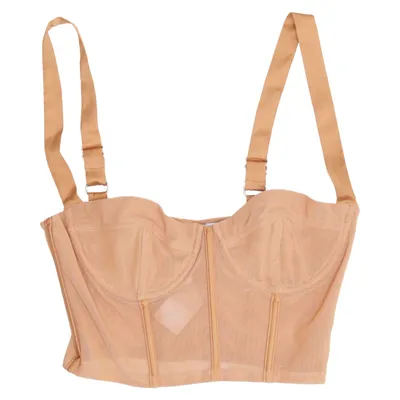 Bustier (Beige) from Oh Polly Elastane, Polyester