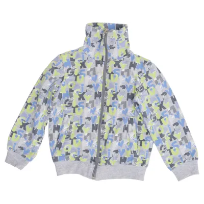 Sweatshirt (Gris, Multicolore) de Batik Coton, Élasthane