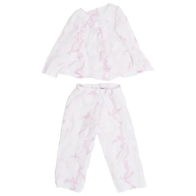 Pyjamasz (Hvid, Pink) fra Jacadi Bomuld