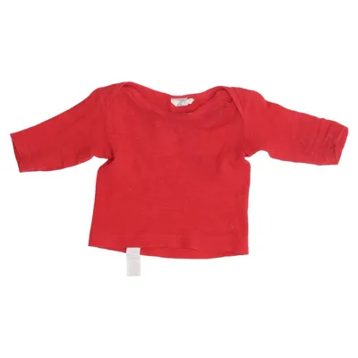 Langærmet t-shirt (Rød) fra Cosilana Silke, Uld