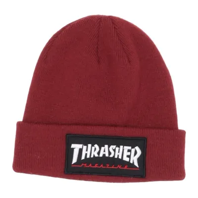 Beanie-Mütze (Rot) von Thrasher Acryl
