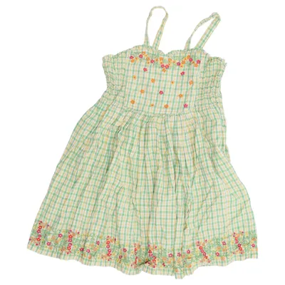 Dress (Green, Yellow, Multicolored) from Mini Rodini Cotton
