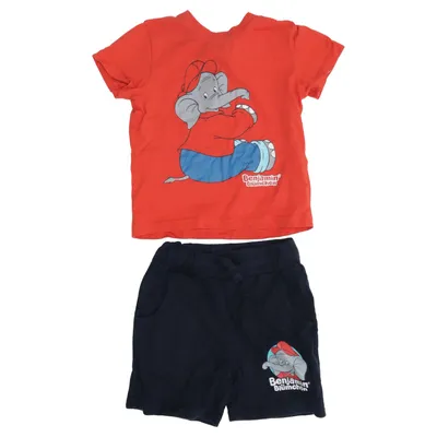 Set (Röd, Blå) från Benjamin Blumchen Bomull