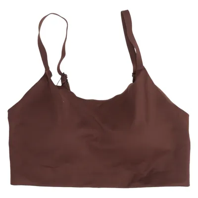 Sport-bh (Bruin) van Creamy Fabrics Elastaan, Polyamide, Polyester