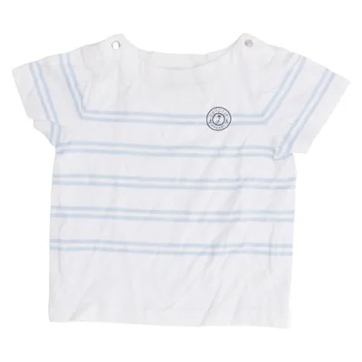 T-shirt (White, Blue) from Jacadi Cotton