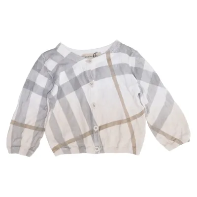 Cardigan (Grå, Hvid, Beige, Flerfarvet) fra Burberry Bomuld