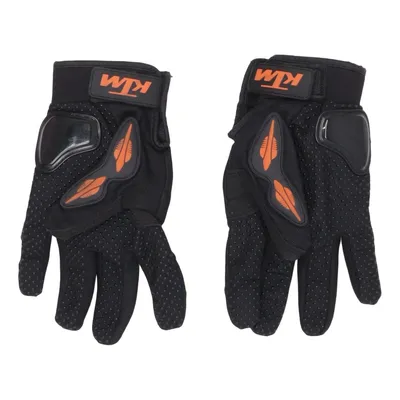 Motorcycle gloves (Black, Orange) from KTM