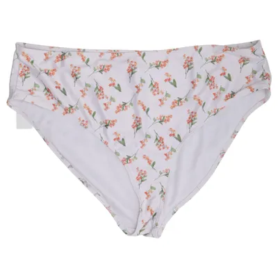 Bikiniunterteil (Weiß, Mehrfarbig) von Peek & Beau Elasthan, Polyamid, Polyester