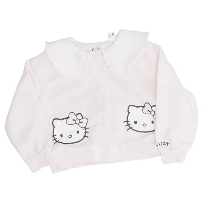 Bomber jacket (Pink, White) from H&M Cotton, Polyester