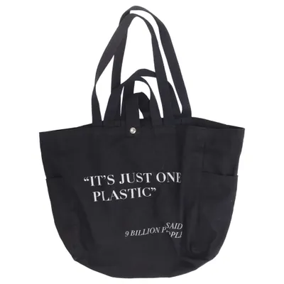 Canvas bag (It's Just One Plastic) from Kora