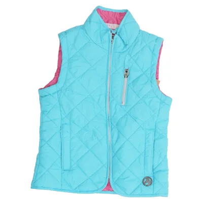 Gilet d'extérieur (Turquoise, Rose) de Little Sister Polyamide, Polyester