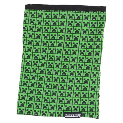Tour de cou (Vert, Noir) de Minecraft Coton, Élasthane