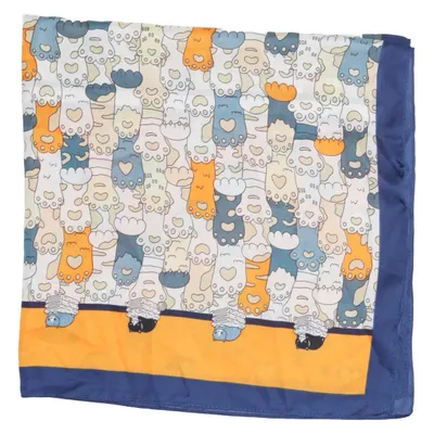 Halstuch (Orange, Blau, Mehrfarbig) Polyester