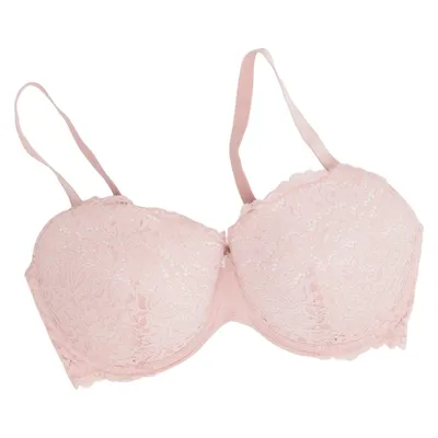 Bra (Pink) from Hunkemöller Elastane, Polyamide, Polyester