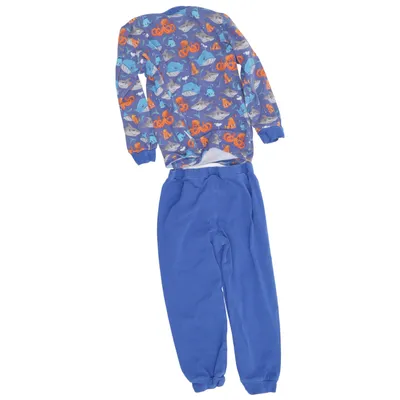 Pyjama (Blauw, Meerkleurig) van Babauba Katoen, Elastaan