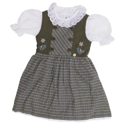 Dirndl (Grøn, Hvid) fra Heidi Landhaus