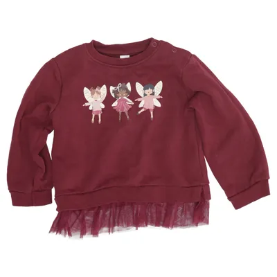 Sweatshirt (Red) from Topomini Cotton, Polyester