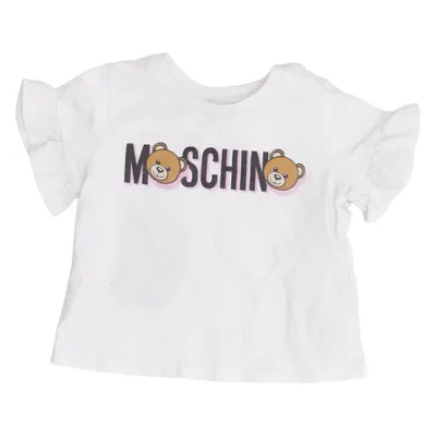 T-shirt (MDG000 LBB26) från Moschino Baby Bomull, Elastan