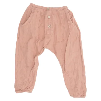 Pants (Brown) from Zara Cotton