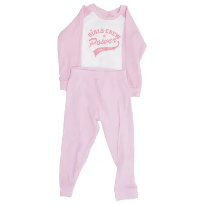 Pyjama (Pink, Weiß) von Alive Bio-Baumwolle, Polyester