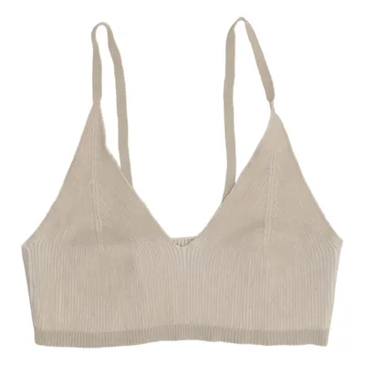 Crop top (Beige) from Jacquemus Polyamide, Polyester, Viscose