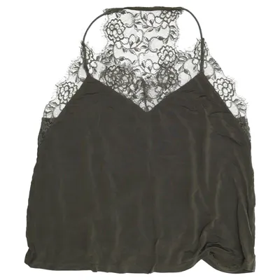 Top (Groen) van Samsøe & Samsøe Cupro, Elastaan, Polyamide
