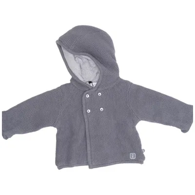 Strickjacke (Grau) von Obaïbi Baumwolle, Polyester