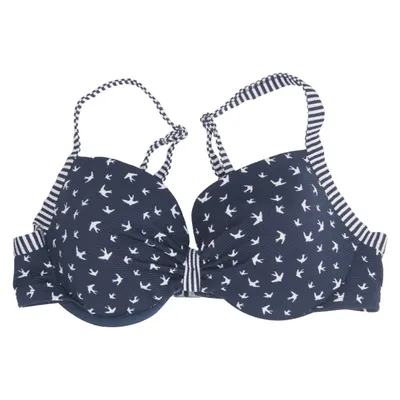 Bikini top (Blue, White) from Gina Benotti Elastane, Polyester
