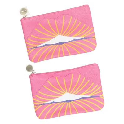 Toilet bag (Pink, Multicolored) from Escada Cotton, Polyester, Polyurethane