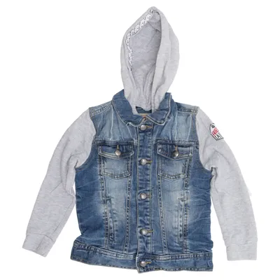 Denim jacket (Blue, Gray, Multicolored) from Kanz Cotton, Elastane
